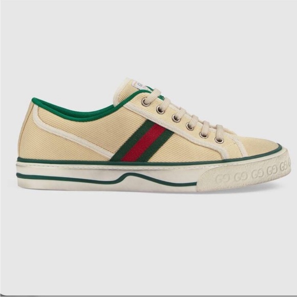 Gucci Tennis 1977 Web Stripe Trainers - Authentic - Picture 15 of 15